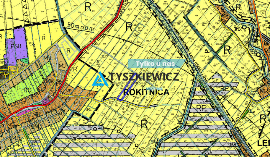 Rokitnica działka rolna Rokitnica 