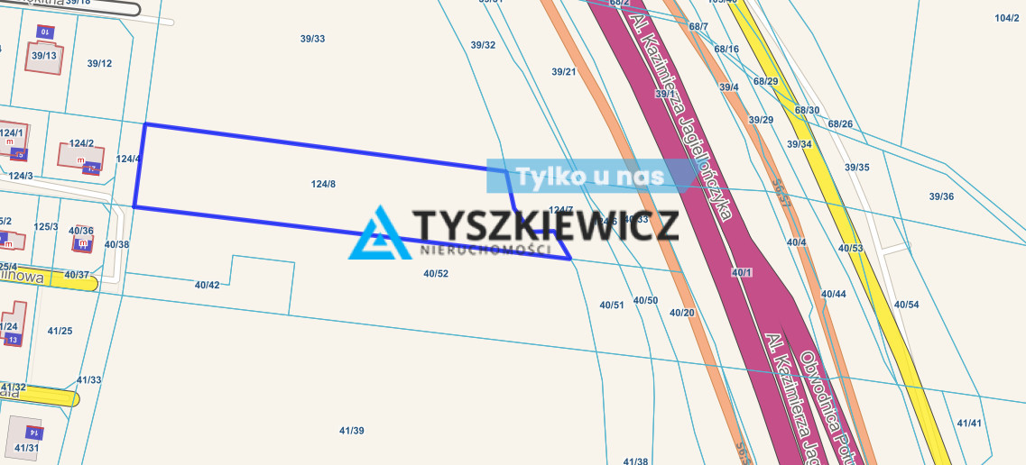 Działka usługowa produkcyjna lub pod magazyn Jankowo Gdańskie 