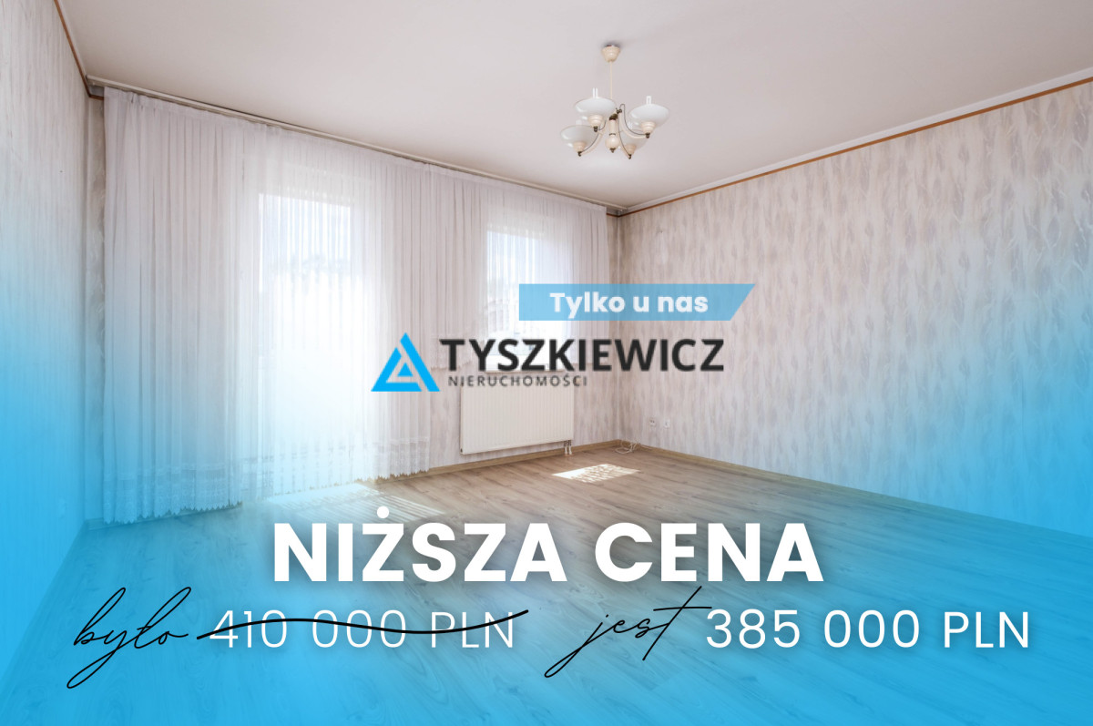 Dwustronne mieszkanie z osobną kuchnią Tczew 